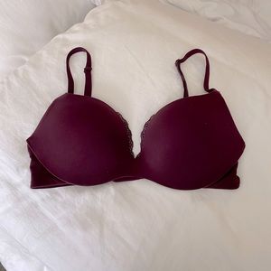 Victoria’s Secret Burgundy Plunge Bra